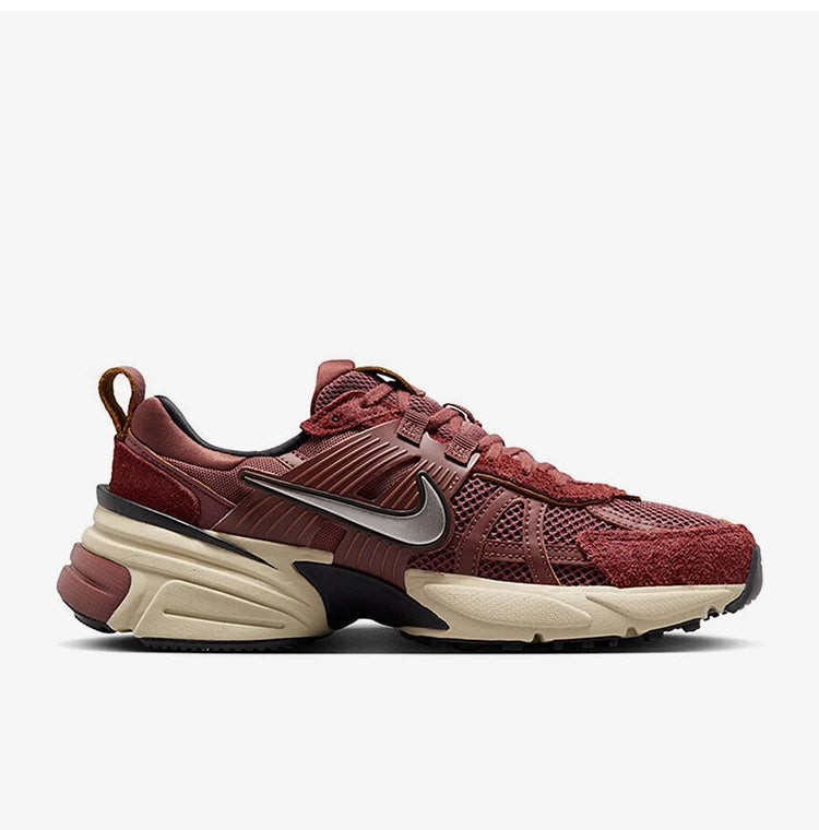 Nike Official Authentic W NIKE V2K RUN Women's Retro Wear-Resistant Dad Shoes FN6703-201