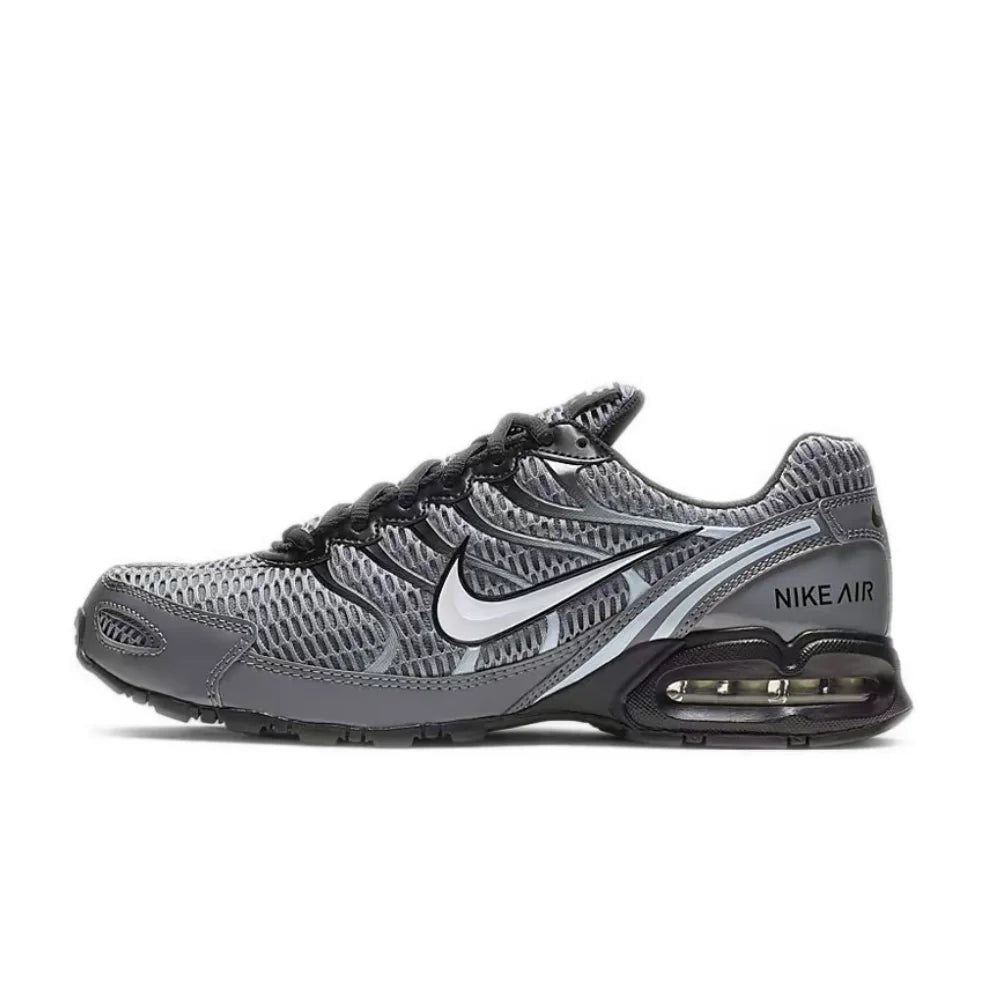 Nike Air Max Torch 4 Men's Low-Top Runners – Gray/Silver, Casual Fabric, Breathable Support, Long-Lasting Wear 343846-012