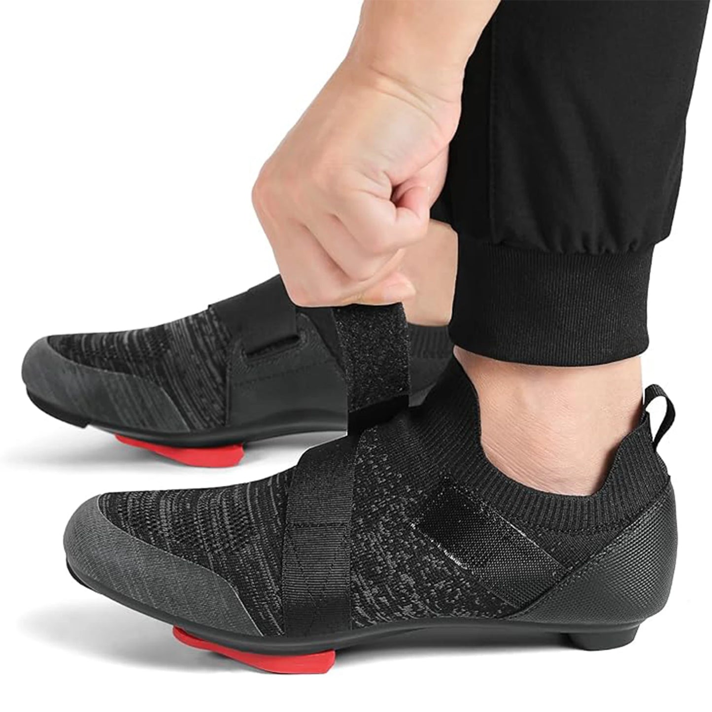 Unisex Cycling Shoes Compatible with Pelotan/SPD Indoor Road Riding Biking Bike Shoes with Delta Cleats Included for Men Women