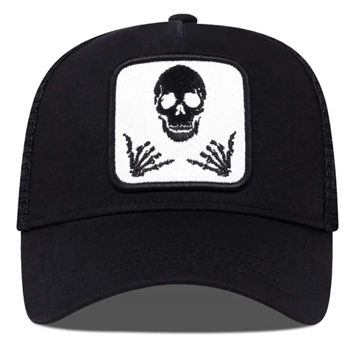 Unisex Personality Embroidery Baseball Net Caps Adjustable Casual Hats Spring and Summer Outdoor Sunscreen Hat