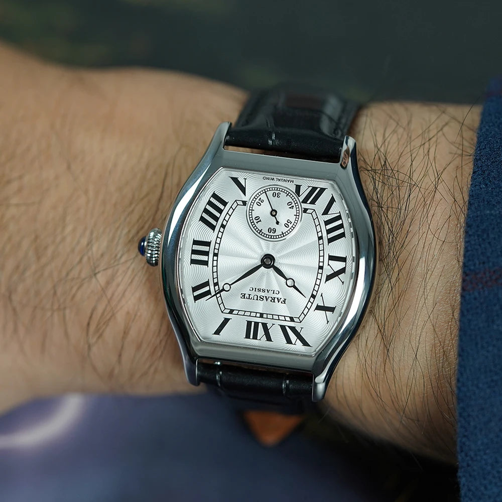 FARASUTE New Classic Hangzhou Customized Movement Manual Mechanical Watch Men Sapphire Crystal Small Second 50m Waterproof reloj