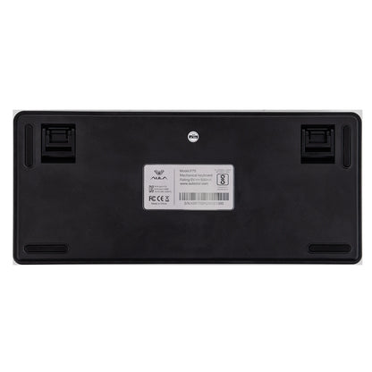 Tastiera meccanica EPOMAKER x AULA F75 solo cablata 75% layout ANSI US con gasket, hot-swap e manopola per Mac/WIN/Android