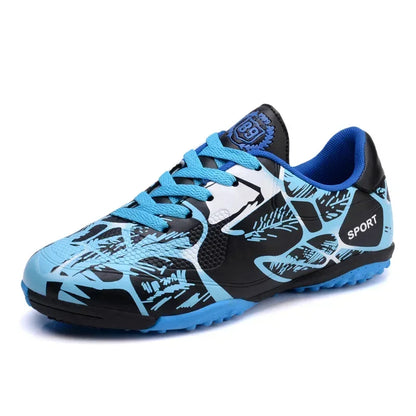 Nouvelles chaussures de football pour hommes et enfants, crampons professionnels pour adultes, chaussures de football ultralégères antidérapantes pour l'herbe, chaussures d'entraînement pour garçons, livraison directe