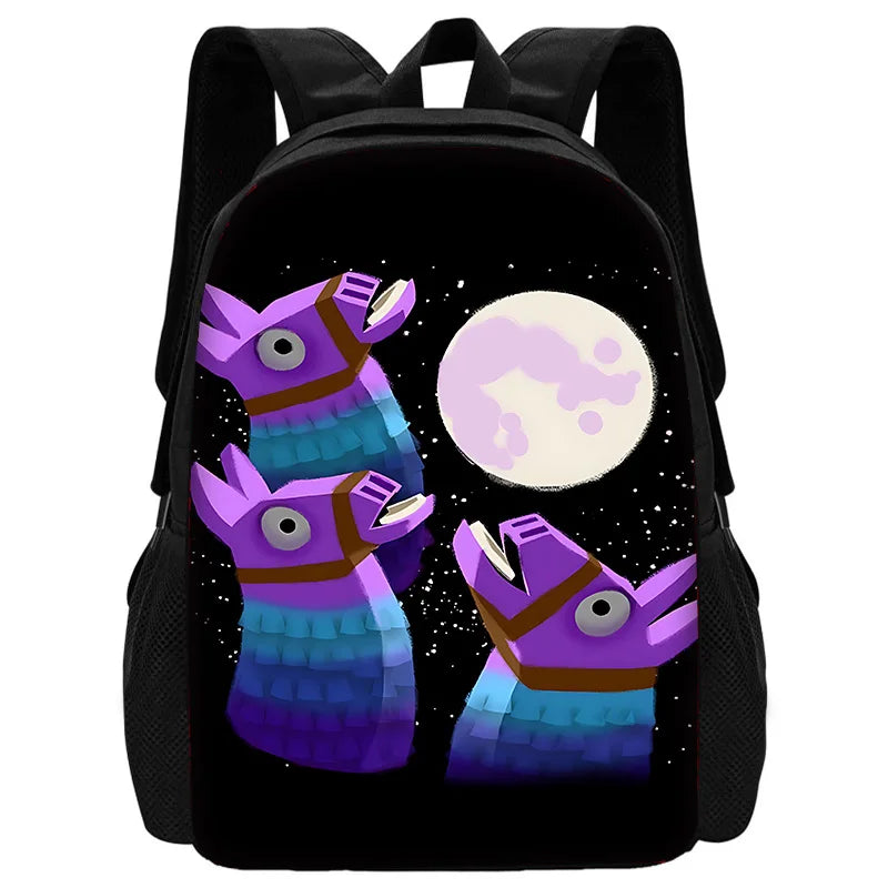 Beliebter FortniteS Schulrucksack für Kinder mit Umhängetasche und Federtaschen – Schultaschen für Jungen und Mädchen, ideales Geschenk