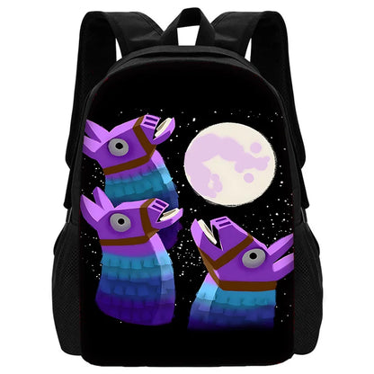 Beliebter FortniteS Schulrucksack für Kinder mit Umhängetasche und Federtaschen – Schultaschen für Jungen und Mädchen, ideales Geschenk