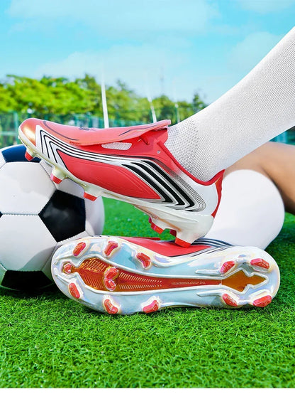 Nouvelles chaussures de football pour hommes, baskets de futsal, crampons, chaussures de football, pour terrain en herbe, montantes, pour l'extérieur, antidérapantes, pour l'intérieur, haute qualité, meilleures ventes