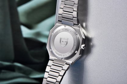 2026 Neue PAGANI DESIGN quadratische Luxus-Quarzuhr für Herren, AR-Saphirglas, japanisches Uhrwerk, leuchtende Herrenuhr, vollständig aus 316L-Edelstahl