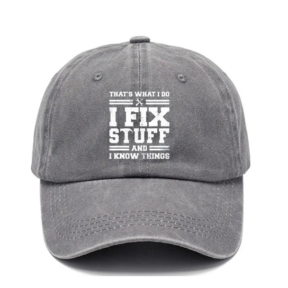 FOCUS Print Cap Washed Cotton Adjustable Classic Style Baseball Cap, Sports Duckbill Hat for Men and Women