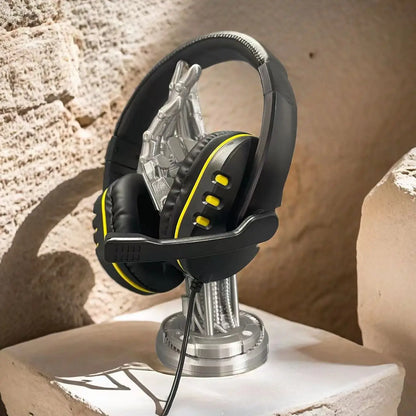 Auriculares con cable 7260 con micrófono – Headset para gaming y trabajo para PS4 PS5 Xbox One, estudio y reuniones, auriculares con jack 3.5mm