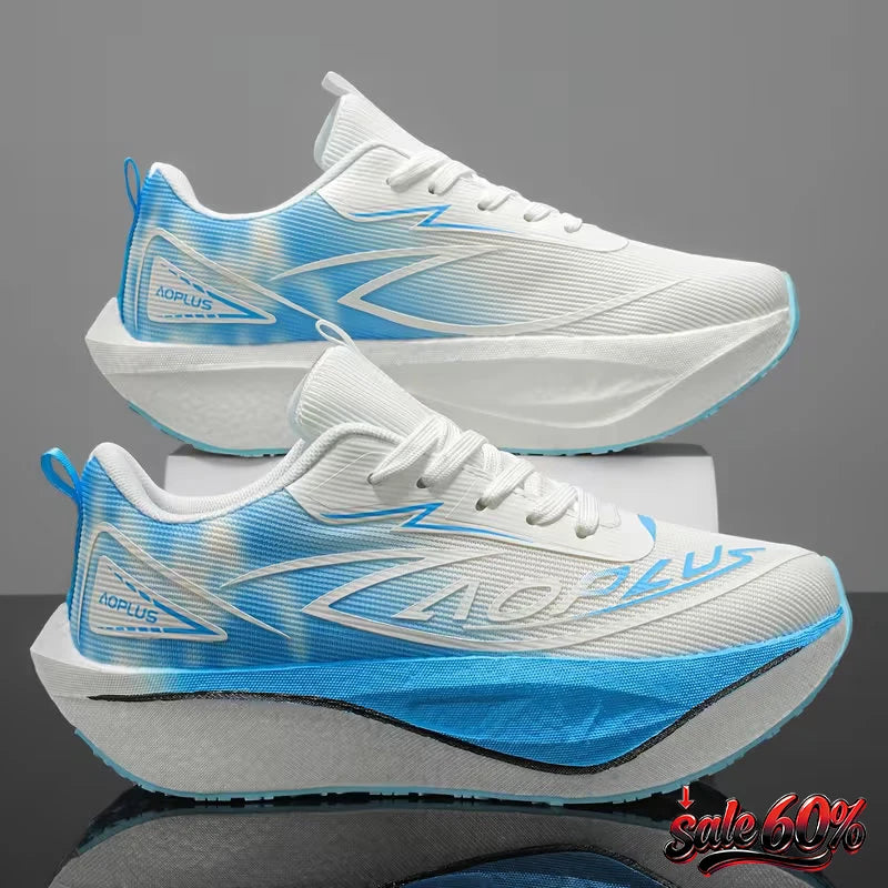 2026 Air Cushion Jogging Running Shoes Carbon Plate Marathon Men's Sports Breathable Lightweight Women's Non-Slip Sneakers