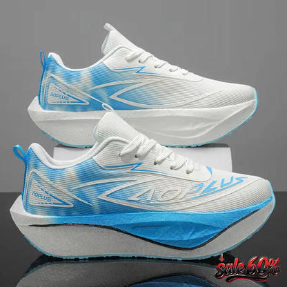 2026 Air Cushion Jogging Running Shoes Carbon Plate Marathon Men's Sports Breathable Lightweight Women's Non-Slip Sneakers