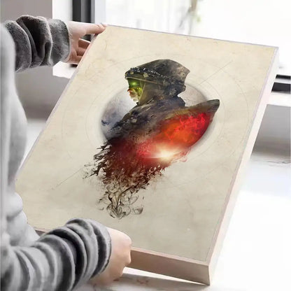 Destiny Poster Self-adhesive Art Waterproof Paper Sticker Coffee House Wall Decor