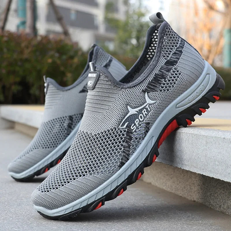 Men's summer sneakers Sporty men's mesh shoes breathable sports shoes canvas lightweight  sneakers cheap shoes clearance