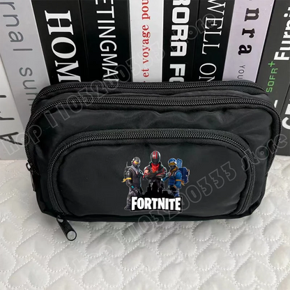 Estojo para Canetas Fortnite com Padrão Criativo do Jogo, Estojo Harajuku, Bolsa de Arrumação para Rapaz e Rapariga, Material de Regresso às Aulas, Presentes de Aniversário e Festa