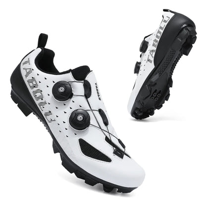Cycling Sneaker MTB Men Sport Road Bike Boots Flat Racing Speed Sneakers Trail Mountain Bicycle Footwear Spd Pedal Cycling Shoes