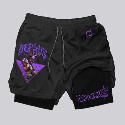 Dragon Ball Peripheral Printed Double Shorts Majin Buu GOKU American Sports Comfortable Summer Men's Loose Breathable Pants