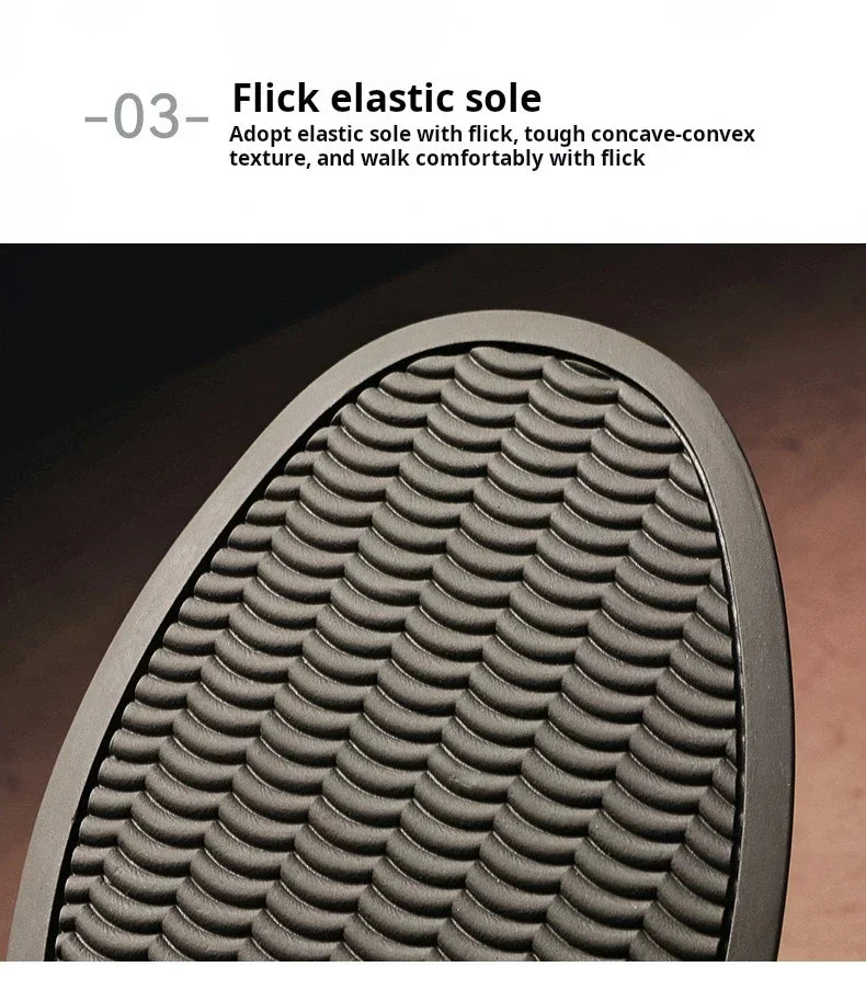 Sneakers classiche da uomo con plateau, scarpe casual slip-on da uomo, sneakers in pelle, nuove scarpe basse comode, mocassini da uomo per la primavera