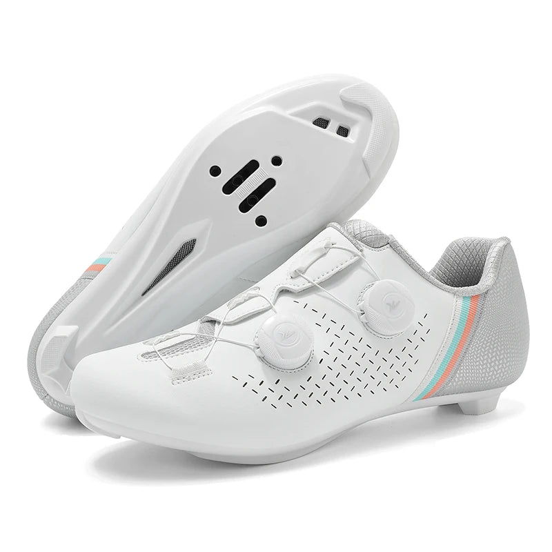 Road Cycling Shoes Flats Cleats Shoes Speed Cycling Sneaker Man Bike Shoes Women Self-Locking Non-slip Mountain Bicycle shoe spd