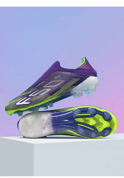 New Men's Football Boots Non Slip Comfortable Soccer Shoes Turf Ultralight Fg Grass Cleats Futsal Sport Indoor Adult Non-Slip