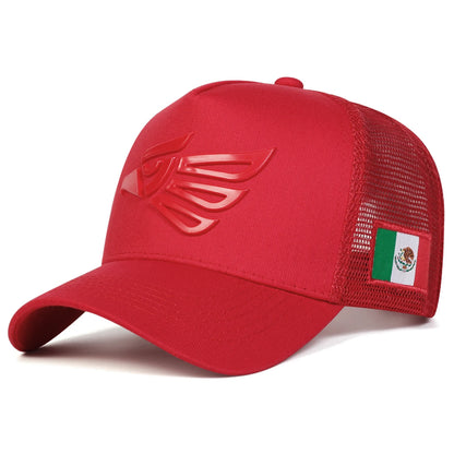 Unisex-Baseballkappen mit „Mexican Eagle“-Label, verstellbar, Freizeitmützen, Sonnenhüte für Frühling und Sommer im Freien