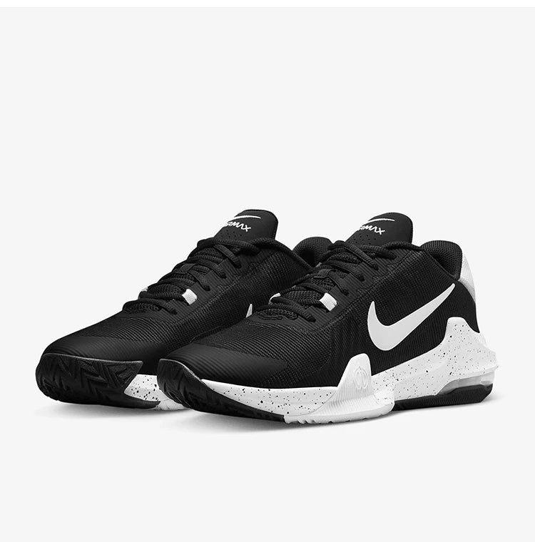 Nike Official Genuine Impact 4 Men's Lace-Up Durable Basketball Shoes DM1124-011