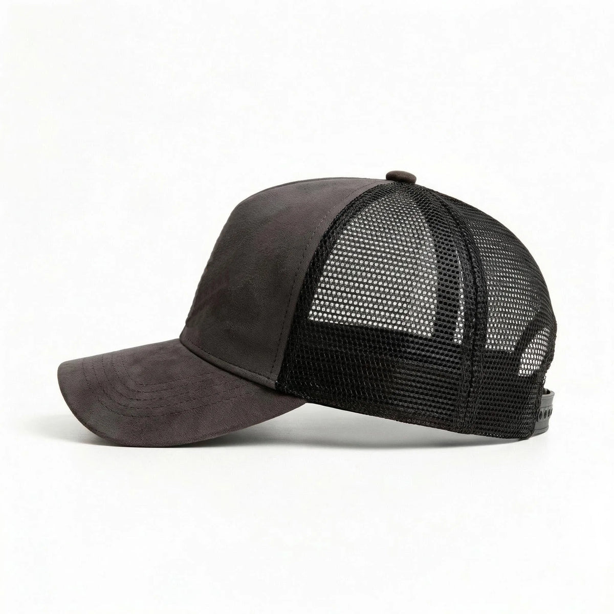 Vasaros tinklinė beisbolo kepurė moterims ir vyrams, vienspalvė suede kepurė su emblema, „snapback“ stiliaus kepurė, kasdienė, kvėpuojanti, unisex, gatvės stiliaus, hip-hopo ir „trucker“ stiliaus kepurės
