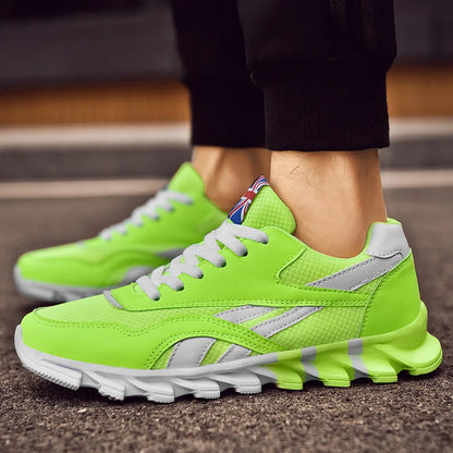 Men's Shoes Marathon Running Sports Shoes Casual Sneakers Soft Comfortable Training Shoes Wear Resistant Sneakers Men Sneakers