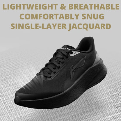 Li-Ning Men's CHAOYING Cushion Running Shoes BOOM Lightweight Springy TEMPO BOUNCE Soft Li-Ning Comfortable Sneakers ARBW007