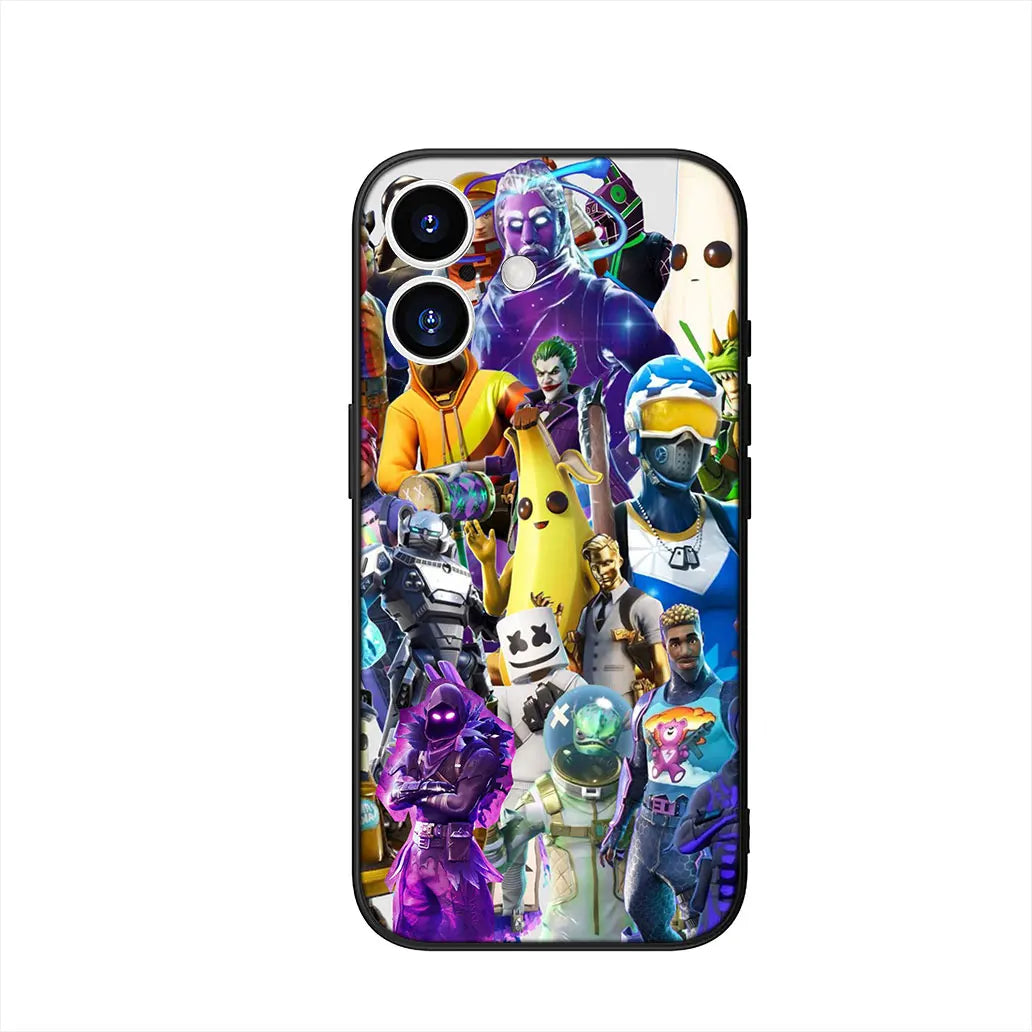 Ovitek z motivom igre F-ForTnites za Samsung Galaxy A07 A13 A12 A23 A42 A50 A51 A52 A53 A70 A71 A72 A21S A04 Note 20 9 8 10