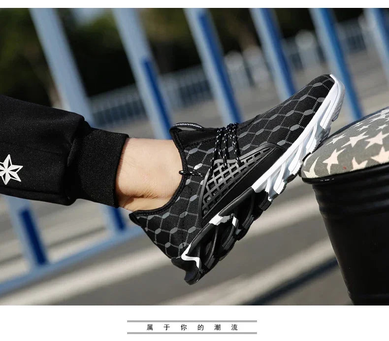 Men's Sports Shoes Breathable Casual Walking Tennis Sports Shoes