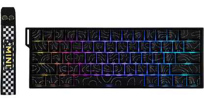 AULA Mini60 HE/Pro/Max Teclado Mecânico 60% com Switches Magnéticos RGB Tri Mode Sem Fios 8000Hz 0.01mmRT para PC Gamer Presentes