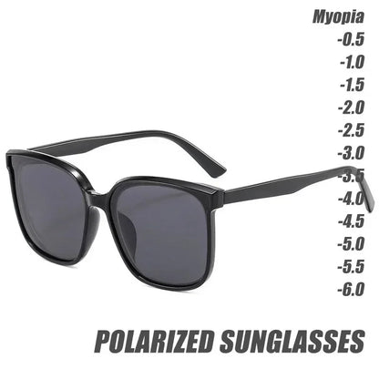 Men Women Fashion Polarized Sunglasses Blue Light Blocking Myopia Glasses Anti-radiation Near Sight Eyewear Diopters 0 To -6.0