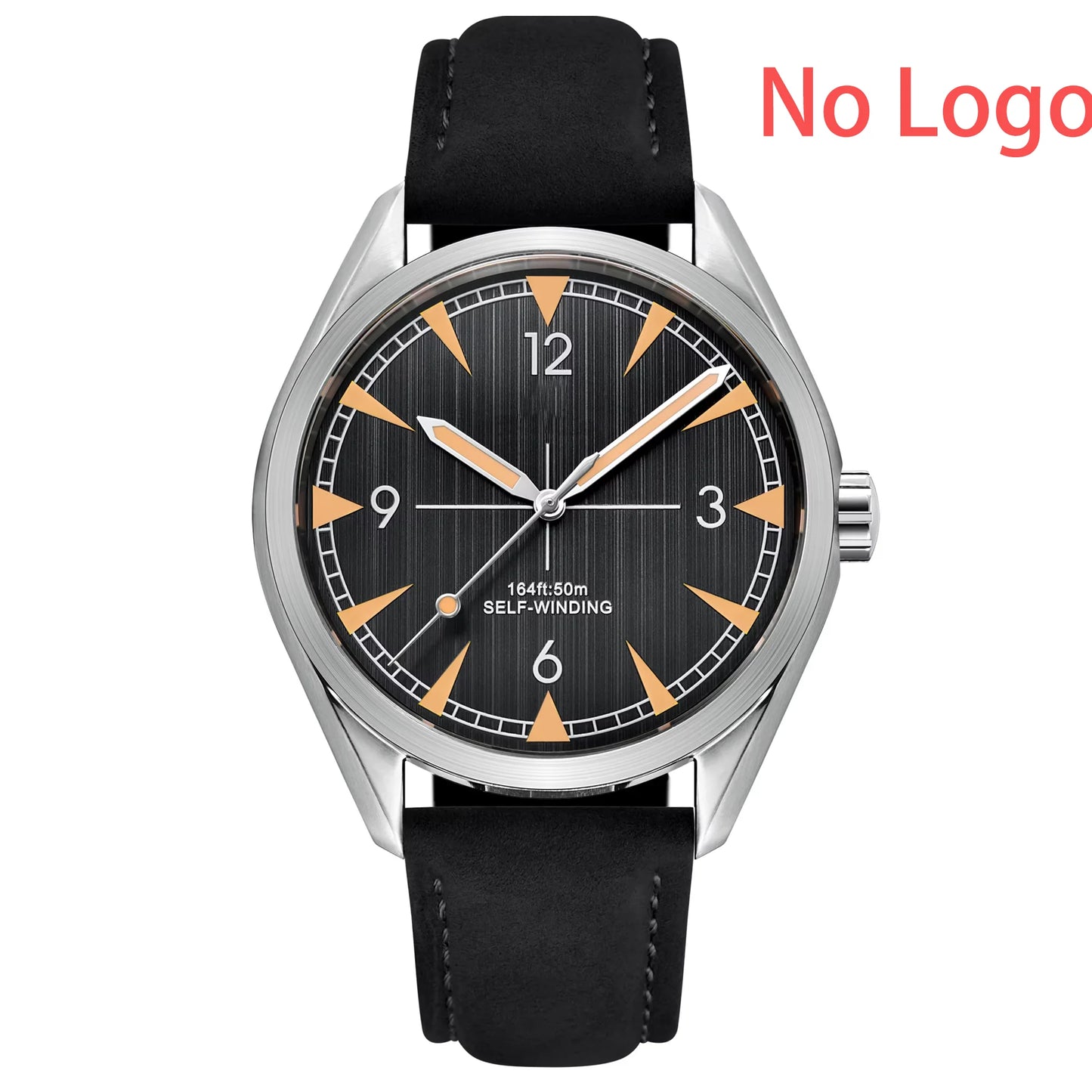 CORGEUT NH35/MIYOTA 8215 Watches Man Cattle Belt Automatic Mechanical Sapphire Glass Watches Fashion Casual Sports Watches