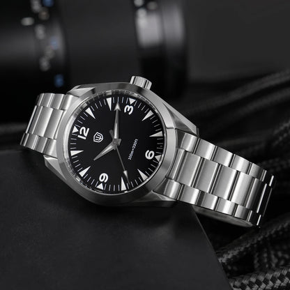 Watchdives WD0006 V2 Watch VH31 Sweep Second Quartz Movement Sapphire Luminous Stainless Steel Watches Waterproof 38mm Watch
