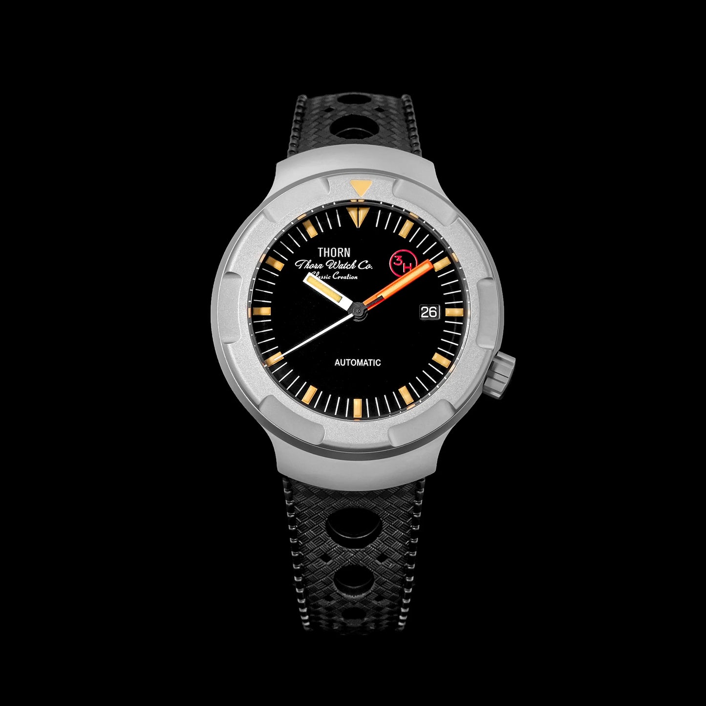 THORN T011 Men Titanium Watch PT5000 Automatic Movement Mechanical Tribute Vintage Watches Sapphire Luminous 10Bar Waterproof