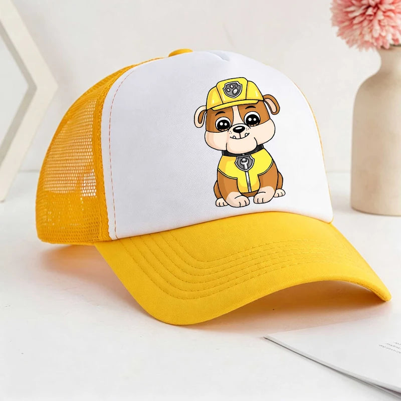 Baseballkappe für Jungen und Mädchen, sommerlicher, verstellbarer Sonnenhut, Anime, Paw Patrol, Chase, Skye, niedlicher Retro-Sonnenhut, Kopfbedeckung für Erwachsene, Geschenk