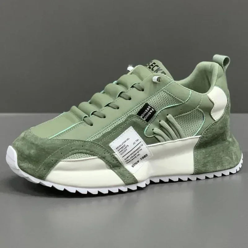 Baskets de luxe pour homme, chaussures de sport, mocassins, baskets casual pour homme à semelles épaisses, confortables, respirantes, tendance, au design original et personnalisées