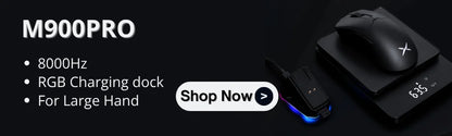 Delux M800mini Wireless Gaming Mouse, 46g Lightweight, PAW3395/PAW3311, 1KHz Polling Rate for Small to Medium Hand PC Gamer