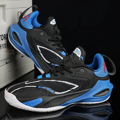 Men's Basketball Shoes Breathable Cushioning Non-Slip Wearable Runing Shoes Gym Training Athletic Basketball Sneakers for Men