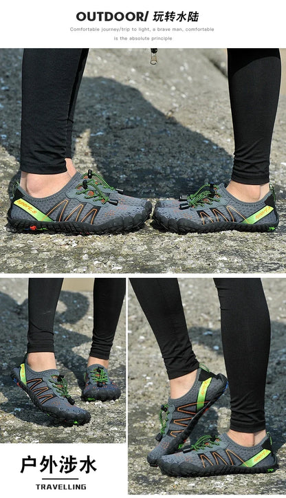 Men Wading Shoes Women Swimming Shoes Sneakers Barefoot Beach Sandals Upstream Aqua Shoes Quick-Dry Sea Diving Gym Water Shoes