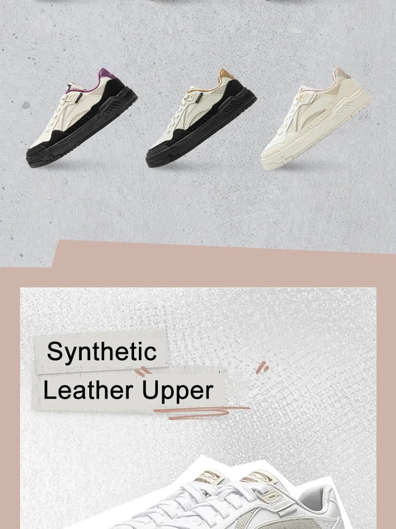 Damskie buty lifestyle Li-Ning COMMON 80s DUAL CUSHION – sportowe buty do codziennego noszenia, klasyczne i wygodne sneakersy rekreacyjne LiNing AGCU158