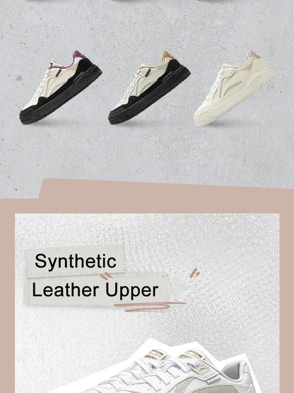 Damskie buty lifestyle Li-Ning COMMON 80s DUAL CUSHION – sportowe buty do codziennego noszenia, klasyczne i wygodne sneakersy rekreacyjne LiNing AGCU158