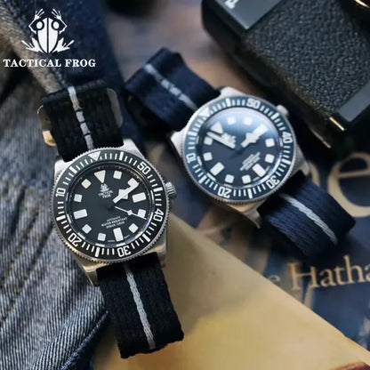 Tactical Frog FXD V4 Mechanische Uhr NH35 Automatikwerk Titan-Herrenuhr 200m wasserdicht Saphirglas Leuchtzeiger 42mm Uhr