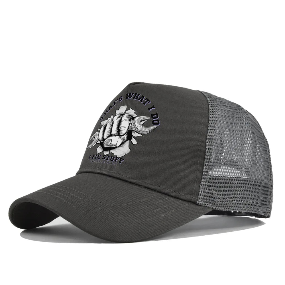 Gorra de béisbol de moda para primavera-verano, de malla estampada y transpirable, con logotipo personalizado para hombres, mujeres y parejas; gorra con visera, casquette.