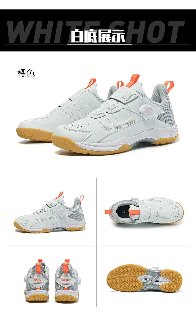 Professional Volleyball Shoes Men's and Women's Fitness Badminton Shoes Youth Table Tennis Training and Competition Sports Shoes
