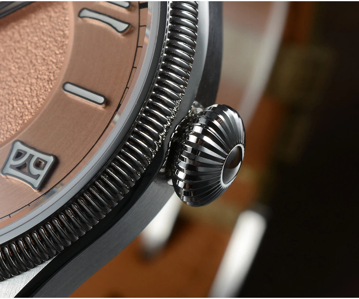 San Martin 39.5mm Men Pilot Watch YN55 Automatic Mechanical Aviation Watches Chinese Style Original Design SN0033 Field Watch