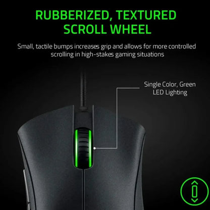 Razer DeathAdder Essential kablet gamingmus / kablet mus 6400DPI 5 uafhængige knapper til bærbar PC Gamer