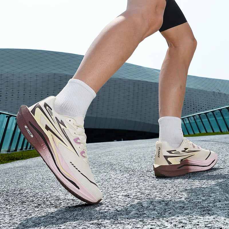 Unisex Sports Shoes Fashionable Lace-Up Running Shock-Absorbing Anti-Slip Rebound Training Shoes 2026 New Outdoor Fitness Shoes