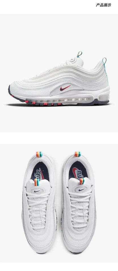 Zapatillas de running Nike AIR MAX 97 auténticas para mujer, cómodas y amortiguadas DH1592-100