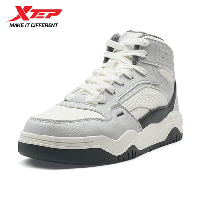 Xtep Cotton Shoes for Men, Street Style, Shock Absorption, Soft Strong Wrapping, Rebound Leisure Outdoor Sneakers 875319370003